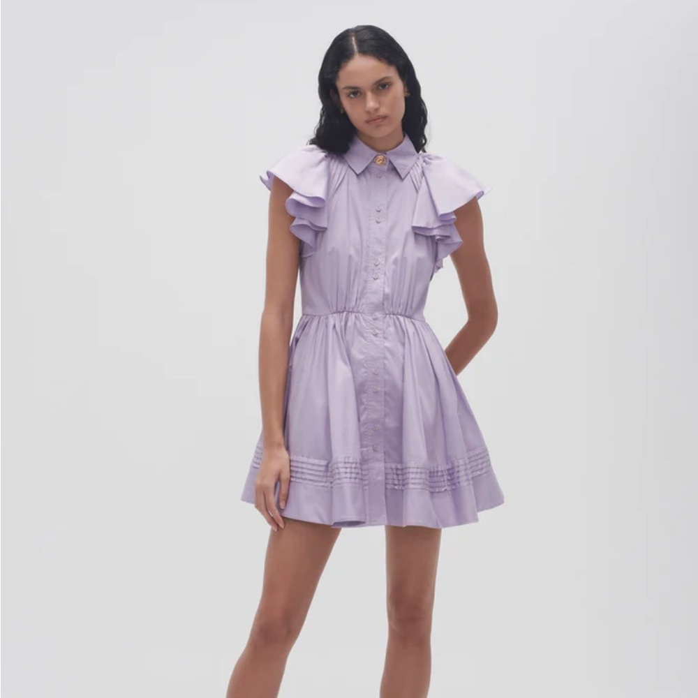 AJE Kindred Frill Mini Dress US size 2